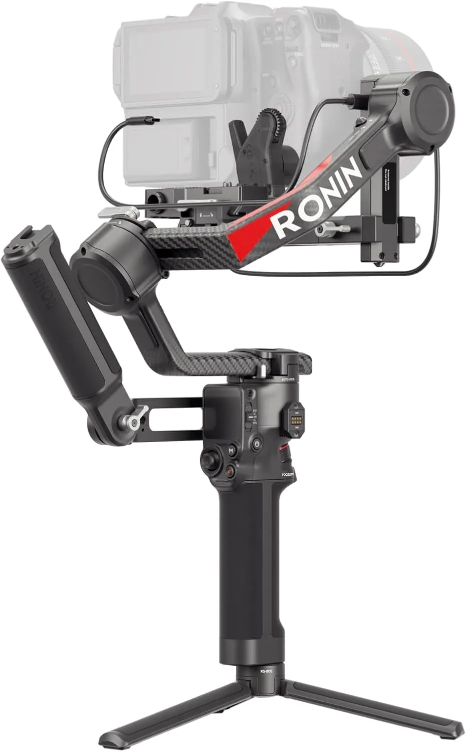 DJI RS 4 Pro Combo, 3-Axis Gimbal Stabilizer for DSLR & Cinema Cameras Canon/Sony/Panasonic/Nikon/Fujifilm, Native Vertical Shooting, 4.5kg/10lbs Payload, with Image Transmitter & Focus Pro Motor