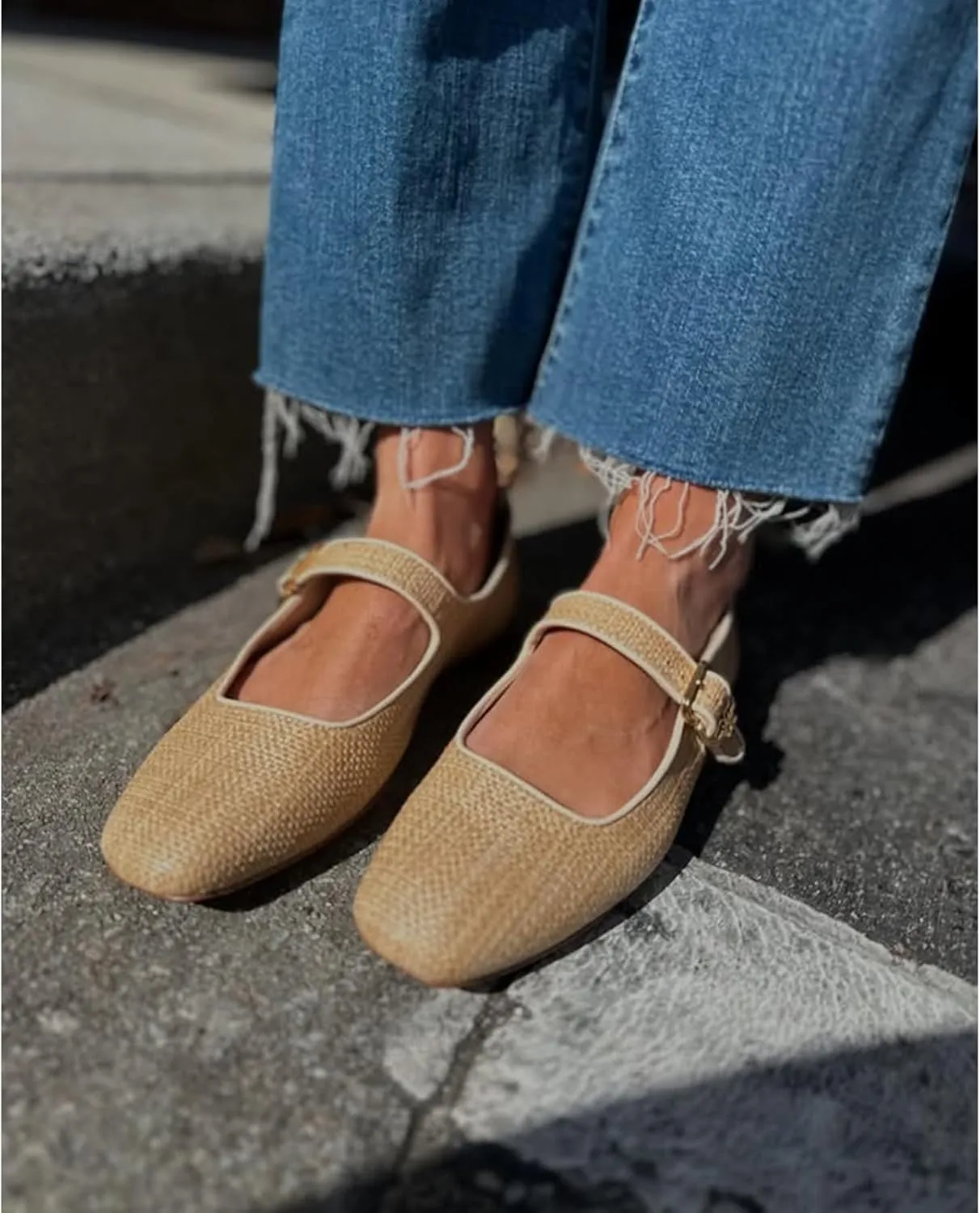 DOEYG Mesh Ballet Flats Shoes for Women Leopard Animal Print Mary Jane Flats Shoes Square Toe Dress Casual Comfortable Velvet Ballerina Shoes
