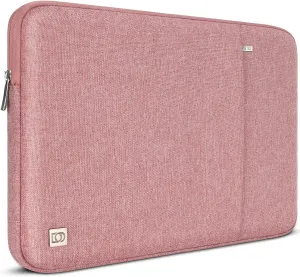 DOMISO 15.6 inch Laptop Sleeve Case Waterproof Carrying Bag for 15.6" Yoga 730 IdeaPad 530S ThinkPad L580/Flex 4 5/ASUS ROG Zephyrus GX501/HP EliteBook/Dell New Latitude 3590, Pink