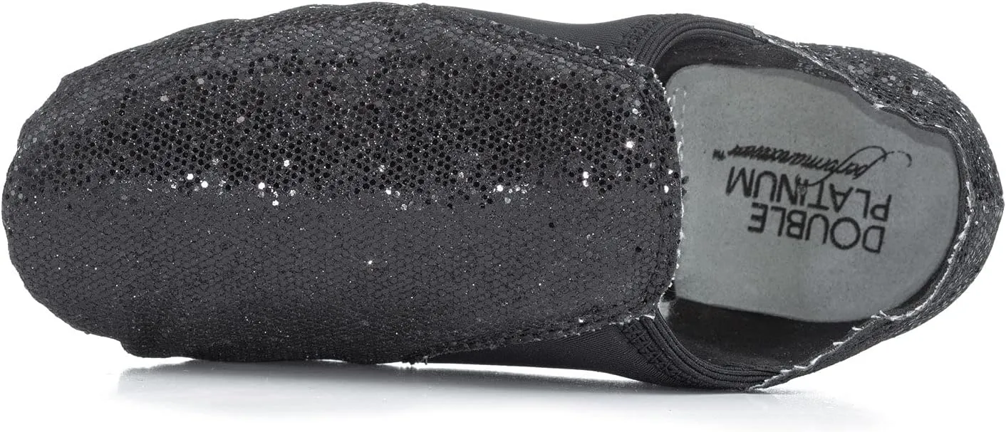 Double Platinum Girls Glitter Jazz Shoes