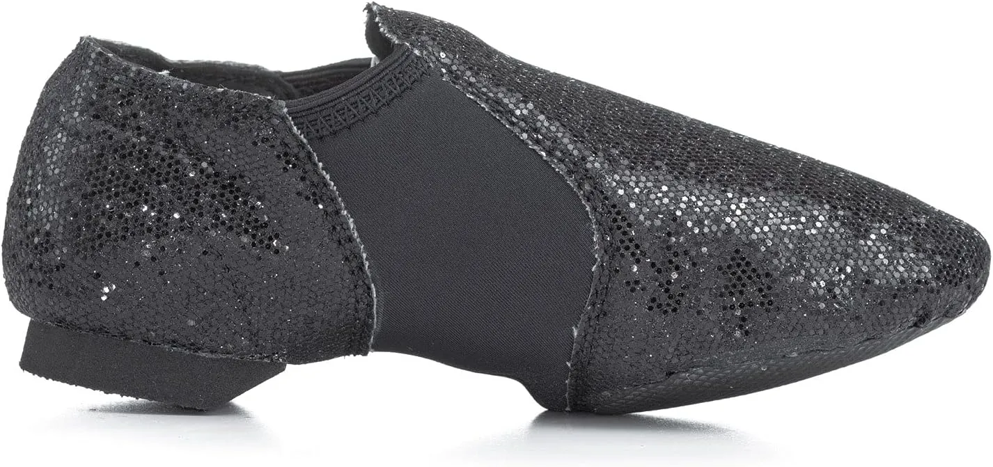 Double Platinum Girls Glitter Jazz Shoes