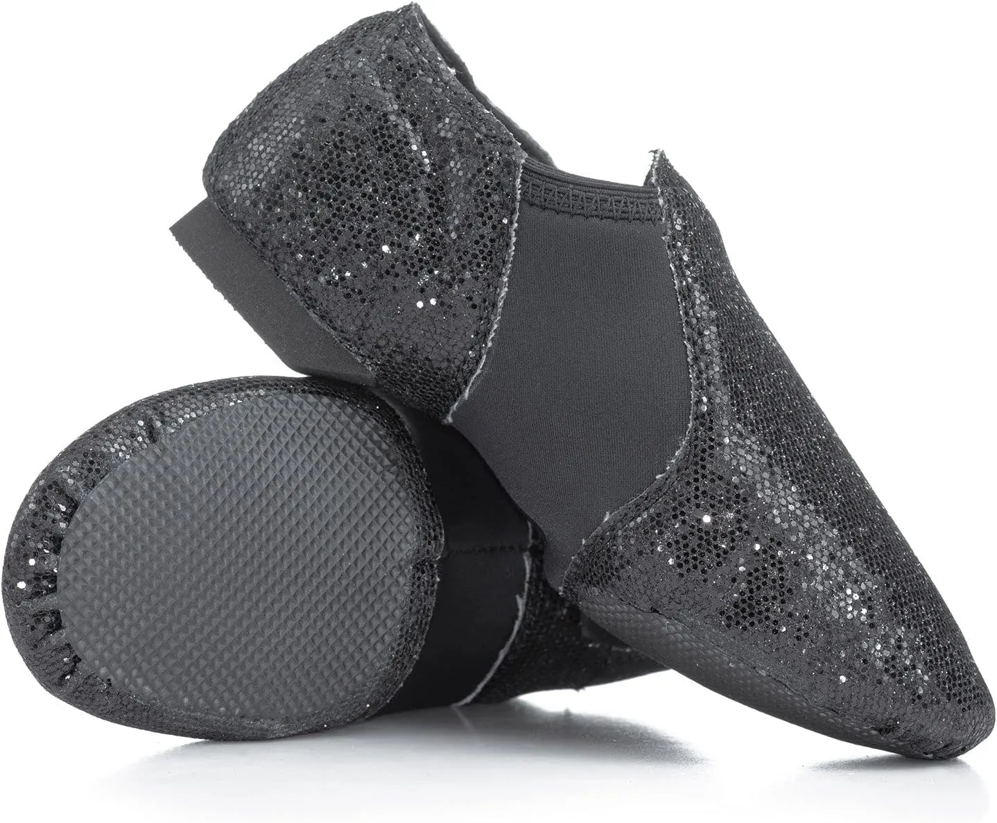 Double Platinum Girls Glitter Jazz Shoes
