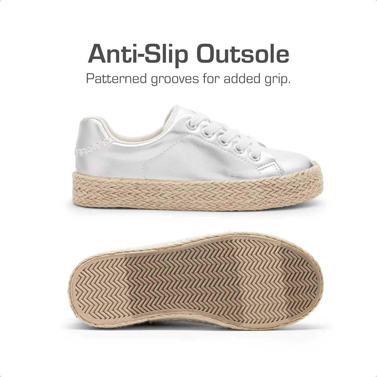 DREAM PAIRS Kid Boys Girls Sneakers Canvas Espadrille Lace Up Walking Casual Shoes