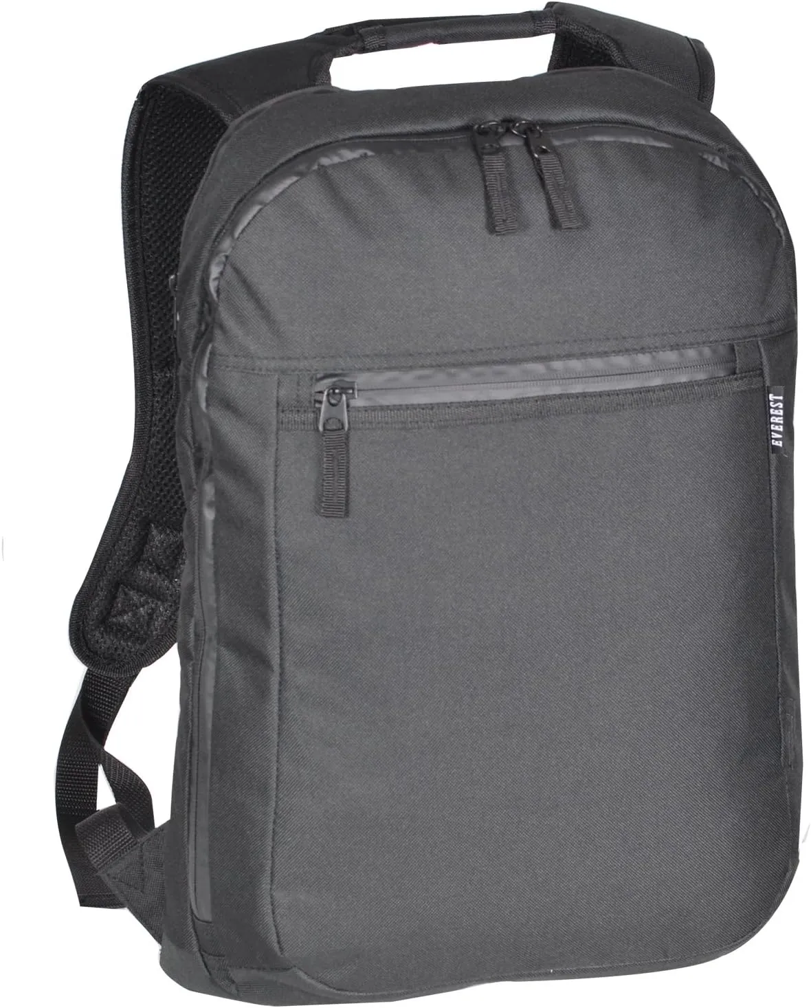Everest Luggage Slim Laptop Backpack, Black, Black, One Size