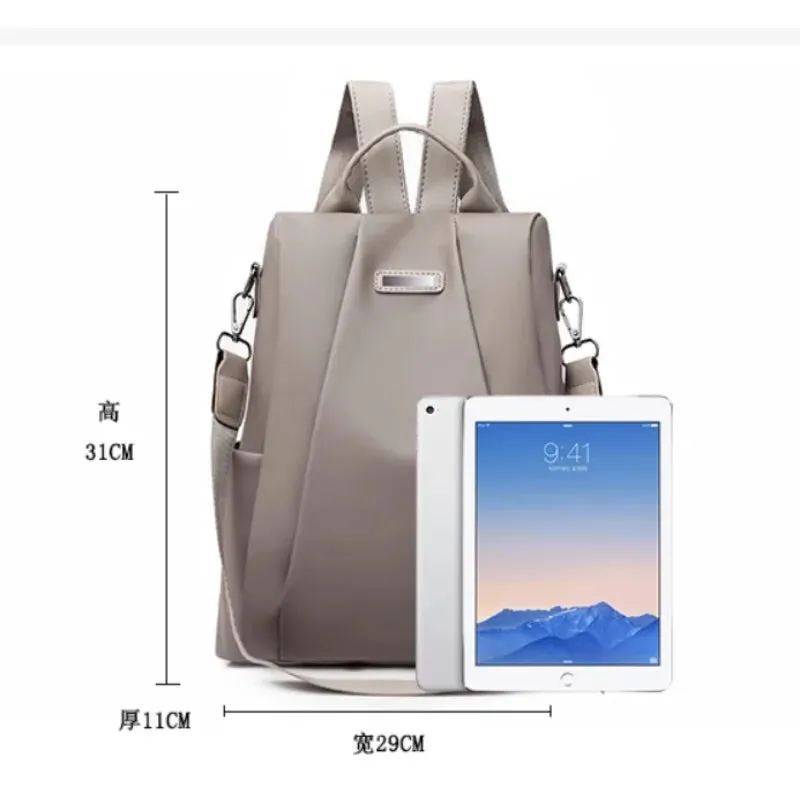 Fashion Anti Theft Backpack Women Backpacks Fashion Multifunctional Travel Backpack Waterproof Large Capacity Bag Schoolbag