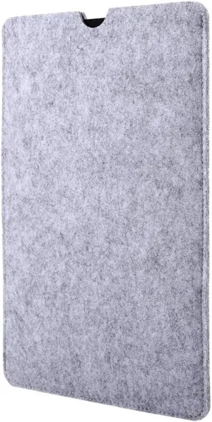 Felt Laptop Sleeve Case Bag Pouch   Mouse Pad for Macbooks Air Pro Retina(13inch-Grey)