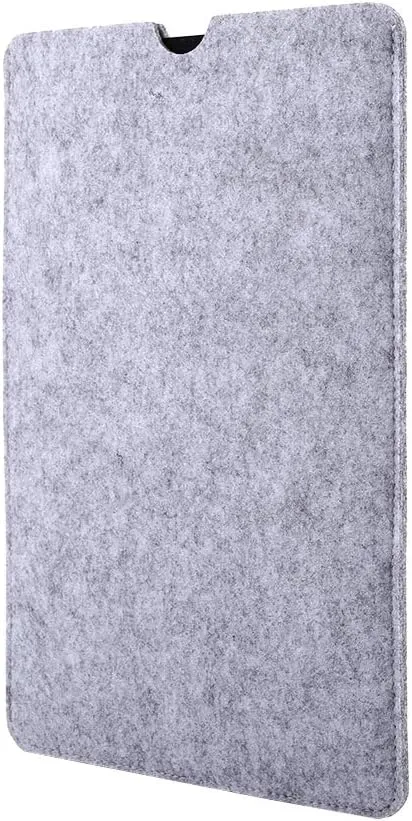 Felt Laptop Sleeve Case Bag Pouch   Mouse Pad for Macbooks Air Pro Retina(13inch-Grey)