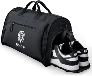 FIGHTR® Sports bag & travel Duffel bag for men and women - with shoe compartment & wet compartment - bag for sports, fitness & travel