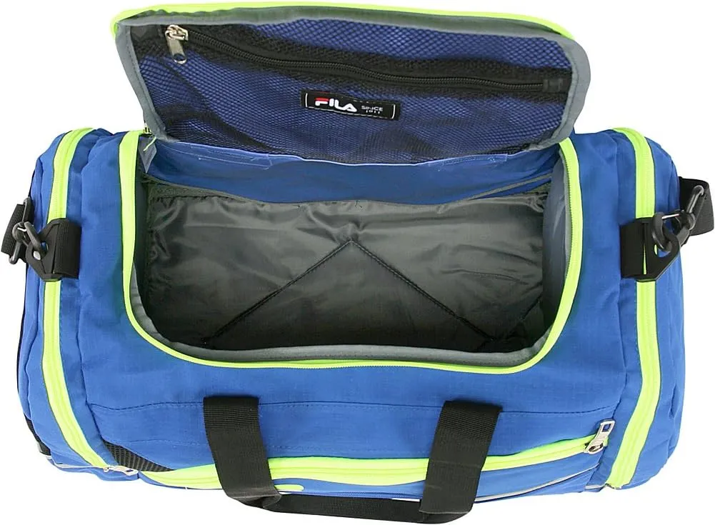 Fila Sprinter 19" Sport Duffel Bag, Black/Teal
