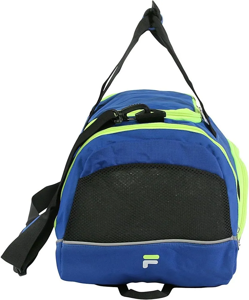 Fila Sprinter 19" Sport Duffel Bag, Black/Teal
