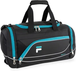 Fila Sprinter 19" Sport Duffel Bag, Black/Teal