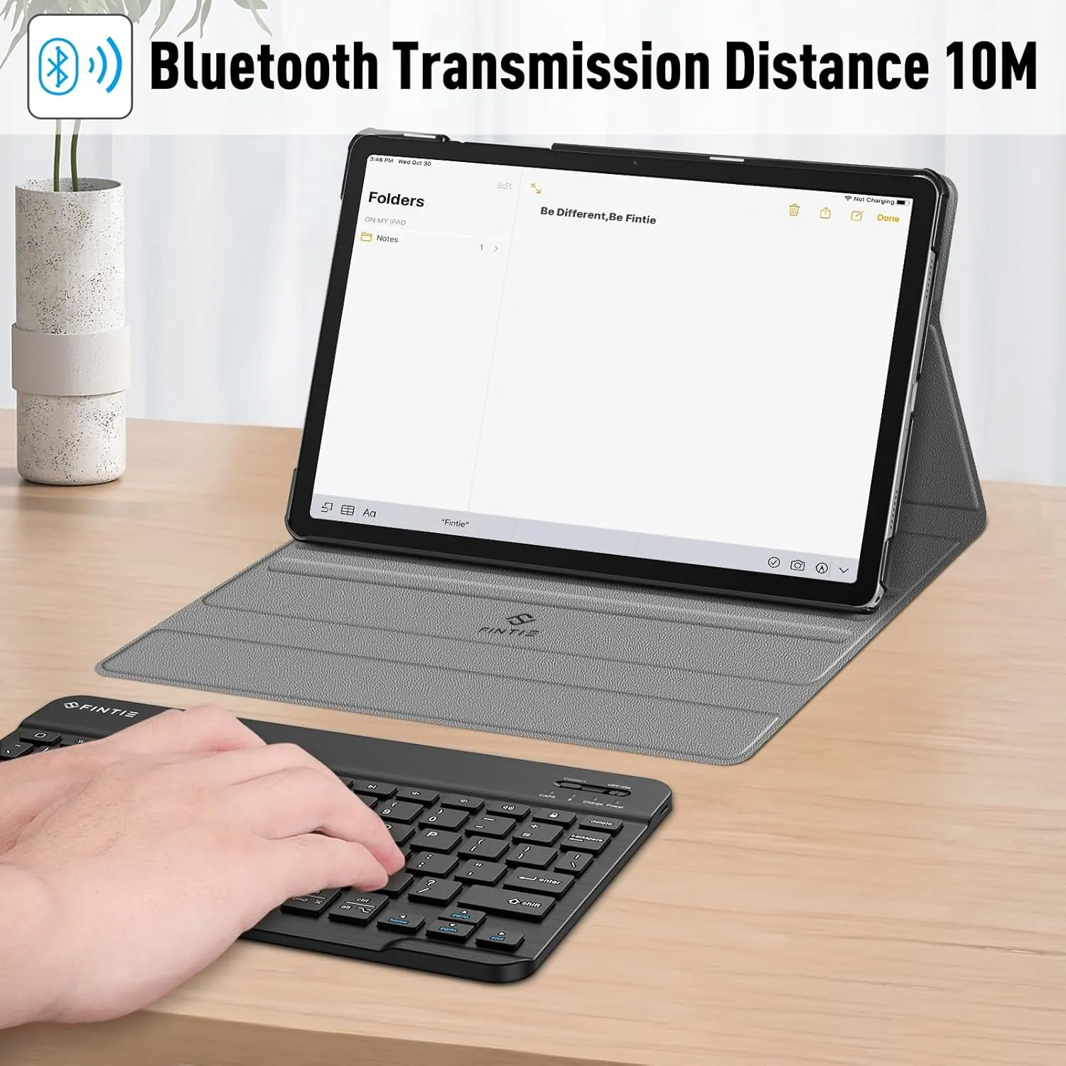 FINTIE Keyboard Case for Samsung Galaxy Tab A9 Plus/A9  5G 11 Inch 2023 Model (SM-X210/X216/X218), Slim Lightweight Stand Cover with Magnetically Detachable Wireless Bluetooth Keyboard, Navy