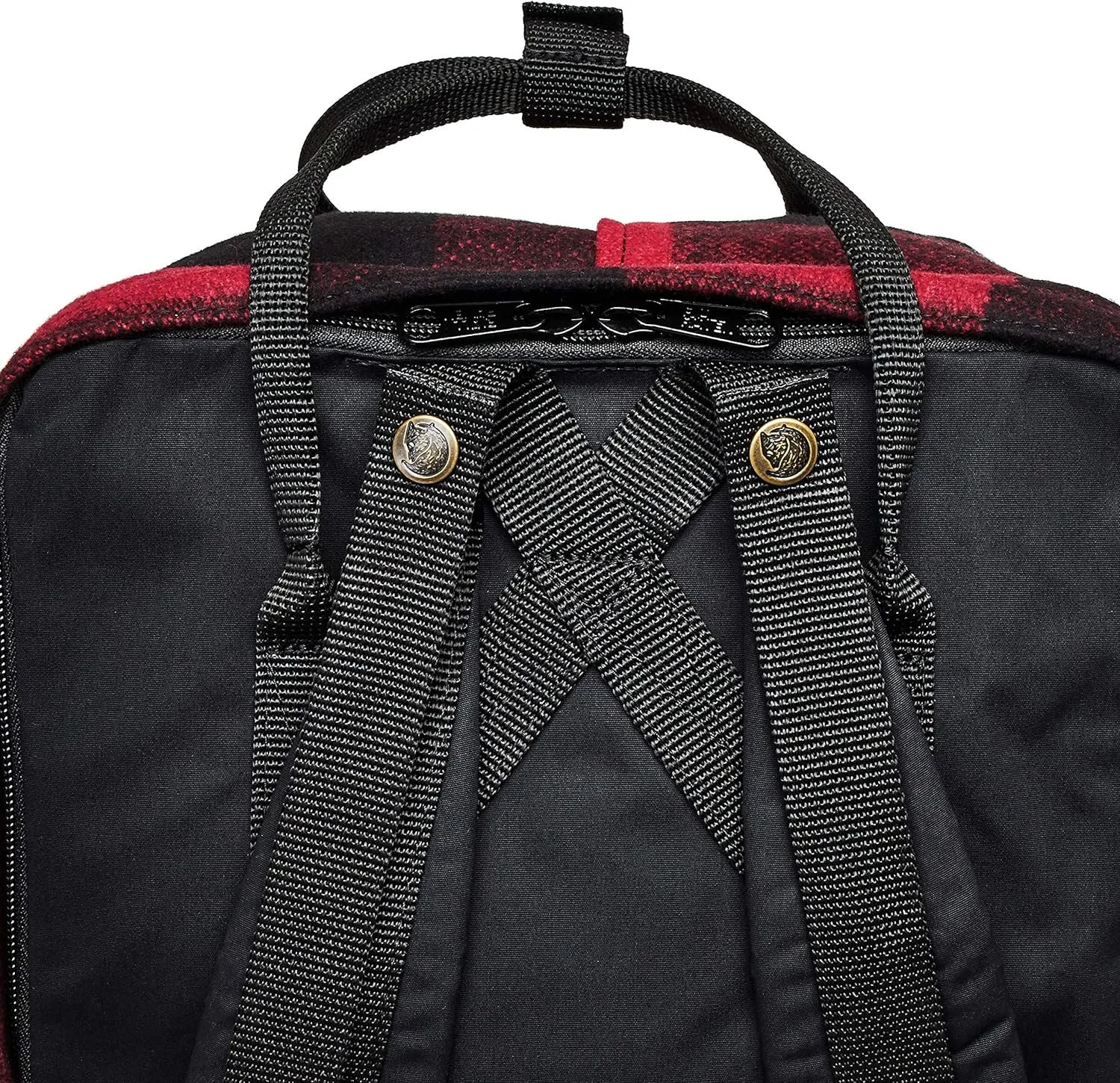 Fjällräven 15" Kånken Re-Wool Laptop Red/Black One Size