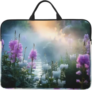 Flower Path Pattern Laptop Sleeve Case 14 In Suitable For Notebook Computer Tablet Traveling Carrying Simple Case