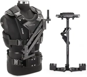 FLYCAM HD-5000 Camera Stabilizer with Comfort Arm and Vest   Free Unico Quick Release & Table Clamp (CMFT-HD5)| Stabilization System for DSLR Video camcorders up to 5kg/11lbs
