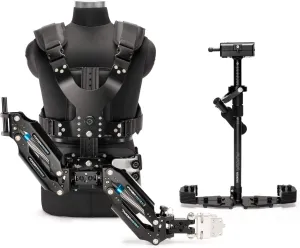 FLYCAM Vista-II Arm Vest with Redking Stabilizer Steadycam | Dual Arm Body Mount Stabilization System for DSLR Video Film Cinema Camera Camcorders up to 7kg/15.4lb  Bag (FLCM-VSTA-RK)