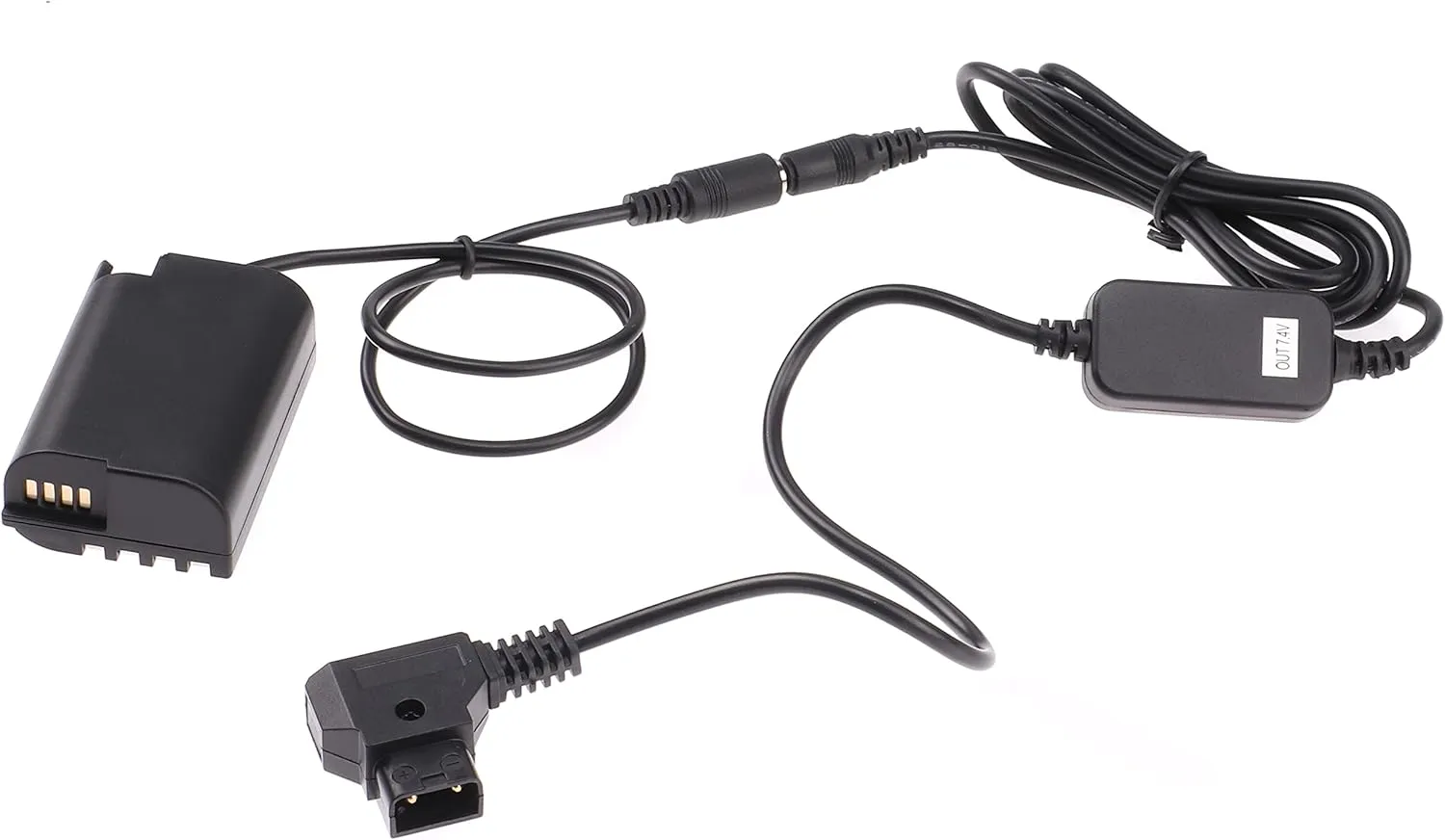Fotga Power Adapter Cable D-tap Connector   Decoded Dummy Battery DMW-BLK22 DCC17 for Panasonic Lumix S5 S5II S5K S5C GH6 GH5II G9 G9II GH3 GH4 GH5 GH5s GH7 DSLR Camera V Mount Anton Bauer Battery