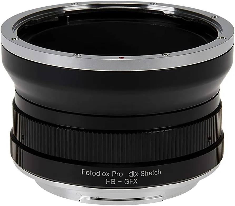 Fotodiox DLX Stretch Lens Mount Adapter Compatible with Hasselblad V-Mount Lenses to Fujifilm GFX G-Mount Mirrorless Cameras