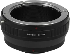 Fotodiox Lens Mount Adapter Compatible with Contax/Yashica (CY) SLR Lens on Fuji X-Mount Cameras