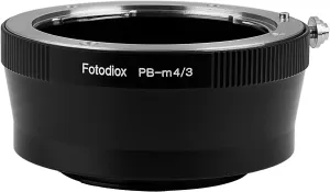Fotodiox Lens Mount Adapter - Compatible with Praktica B-System (PB) Lens to Micro 4/3 (MFT) System Camera Mount Adapter