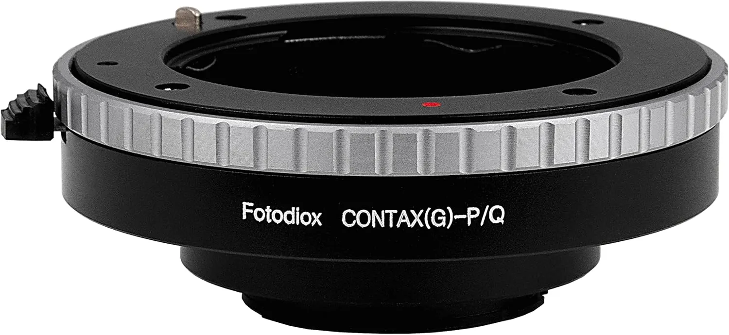 Fotodiox Lens Mount Adapter, Contax G Lens to Pentax Q-Series Camera, fits Pentax Q Mirrorless Cameras