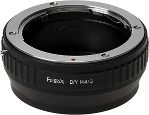 Fotodiox Lens Mount Adapter, Contax / Yashica (c/y or cy) Lens to Micro Four Thirds Cameras