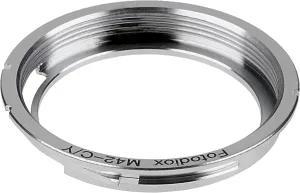 Fotodiox Lens Mount Adapter, M42 (42mm x1 Thread Screw) Lens to Contax Yashica c/y Mount Camera for Contax 167MT, RTS II, III, Yashica FX-3 2000