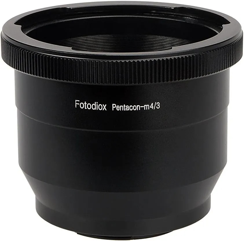 Fotodiox Lens Mount Adapter - Pentacon 6 (Kiev 60) SLR Lens to Micro Four Thirds (MFT, M4/3) Mount Mirrorless Camera Body
