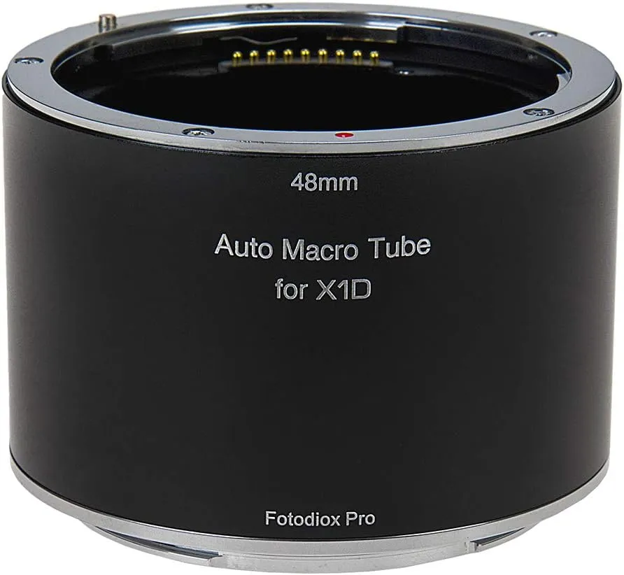 Fotodiox Pro Automatic Macro Extension Tube, 48mm Section - for Hasselblad XCD Mount Mirrorless Digital Cameras for Extreme Close-up Photography