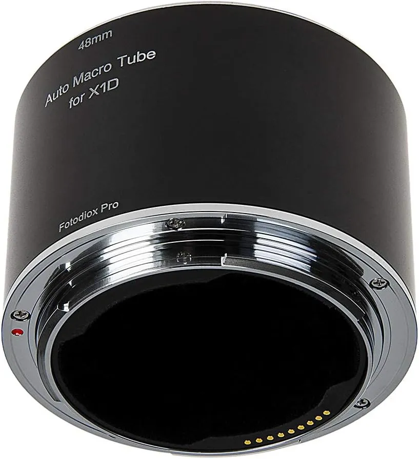 Fotodiox Pro Automatic Macro Extension Tube, 48mm Section - for Hasselblad XCD Mount Mirrorless Digital Cameras for Extreme Close-up Photography