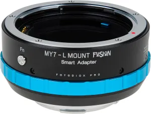Fotodiox Pro Fusion Adapter - for Mamiya 7 Rangefinder Lenses to be Compatible with L-Mount Alliance Cameras (Limited Auto Functions)
