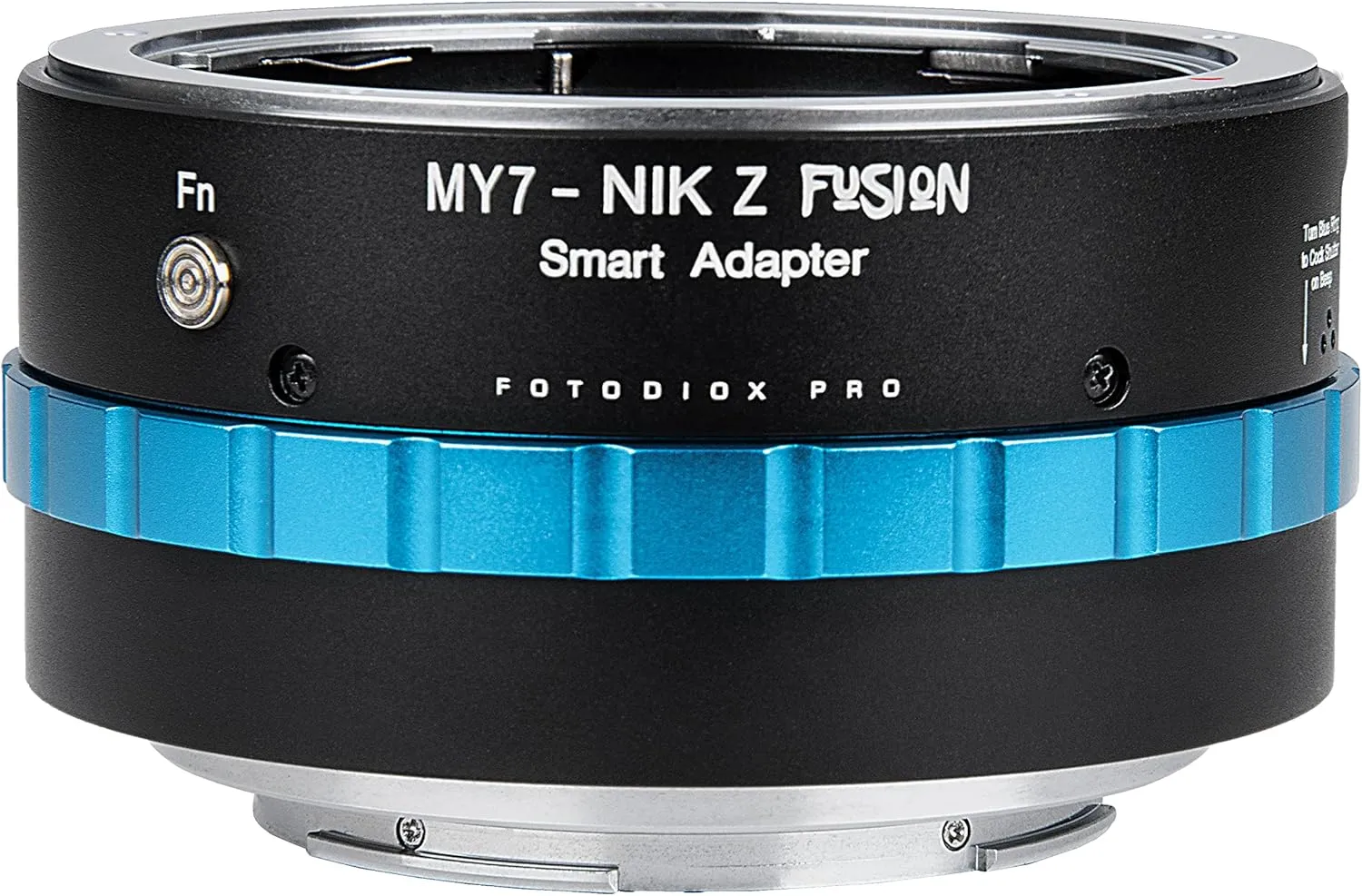 Fotodiox Pro Fusion Adapter, Smart Adapter - Compatible with Mamiya 7 Rangefinder Lenses to Nikon Z-Mount Mirrorless Cameras with Limited Automated Functions