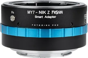 Fotodiox Pro Fusion Adapter, Smart Adapter - Compatible with Mamiya 7 Rangefinder Lenses to Nikon Z-Mount Mirrorless Cameras with Limited Automated Functions