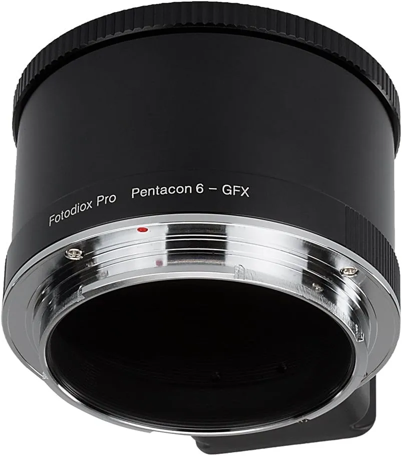 Fotodiox Pro Lens Mount Adapter Pentacon 6 (Kiev 60) SLR Lens to GFX 50S G-Mount Medium Format Mirrorless Camera