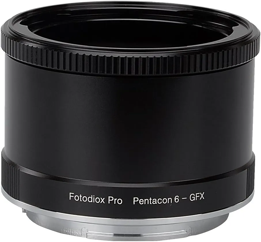 Fotodiox Pro Lens Mount Adapter Pentacon 6 (Kiev 60) SLR Lens to GFX 50S G-Mount Medium Format Mirrorless Camera