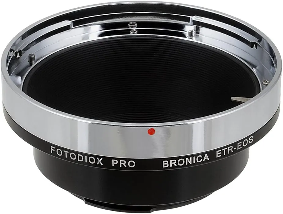Fotodiox Pro Lens Mount Adapters, Bronica ETR (ETRC, ETRS, ETR-C, ETRSi) Mount Lenses to Fujifilm X-Series Mirrorless Camera Adapter