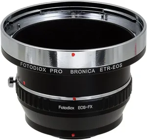 Fotodiox Pro Lens Mount Adapters, Bronica ETR (ETRC, ETRS, ETR-C, ETRSi) Mount Lenses to Fujifilm X-Series Mirrorless Camera Adapter