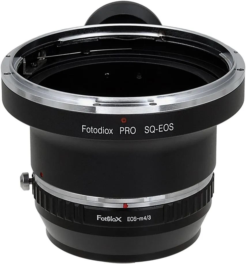 Fotodiox Pro Lens Mount Adapters, Bronica SQ (SQ-A, SQ-Am, SQ-Ai, SQ-B) Mount Lenses to to MFT (Micro-4/3, M4/3) Mount Mirrorless Camera (Such as OM-D E-M10, Lumix GH4, and BMPCC)