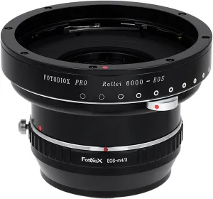 Fotodiox Pro Lens Mount Adapters, Rollei 6000 (Rolleiflex) Series Lenses to to MFT (Micro-4/3, M4/3) Mount Mirrorless Camera (Such as OM-D E-M10, Lumix GH4, and BMPCC)
