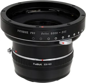 Fotodiox Pro Lens Mount Adapters, Rollei 6000 (Rolleiflex) Series Lenses to to Sony E-Mount Mirrorless Camera Adapter