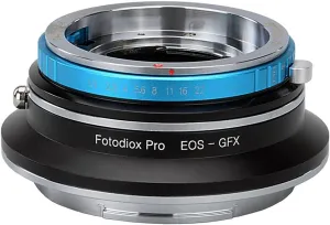 Fotodiox Pro Lens Mount Double Adapter Voigtlander Bessamatic/Ultramatic Mount SLR and Canon EOS (EF/EF-S) D/SLR Lenses to GFX 50S G-Mount Medium Format Mirrorless Camera