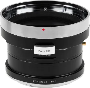 Fotodiox Pro Lens Mount Shift Adapter - Compatible with Bronica ETR Mount Lens to Hasselblad X-System (XCD) Mount Mirrorless Camera Body