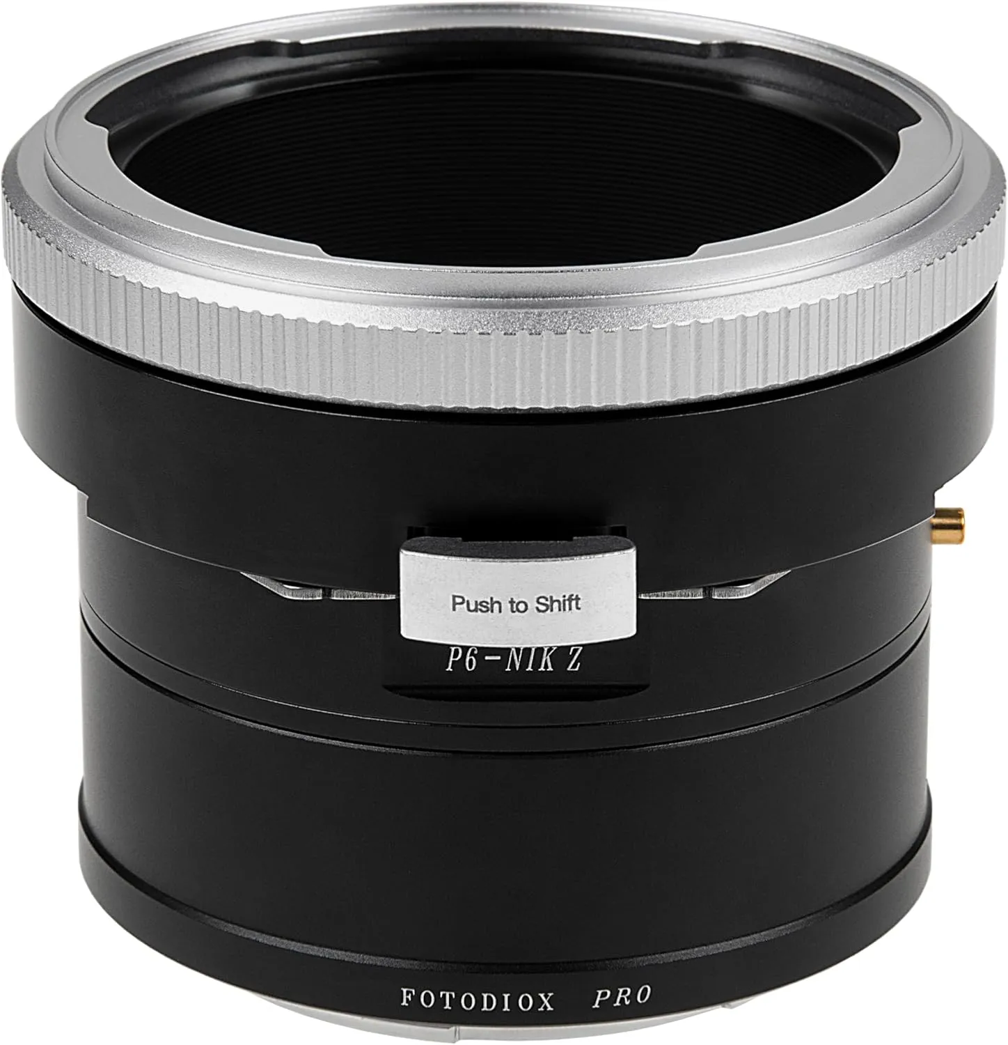 Fotodiox Pro Lens Mount Shift Adapter - Compatible with Pentacon 6 (Kiev 66) Mount Lens to Nikon Z-Mount Mirrorless Camera Body