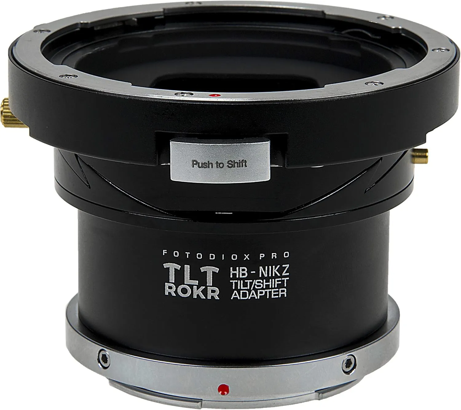 Fotodiox Pro TLT ROKR - Tilt/Shift Lens Mount Adapter Compatible with Hasselblad V-Mount SLR Lenses to Nikon Z-Mount Mirrorless Camera Body