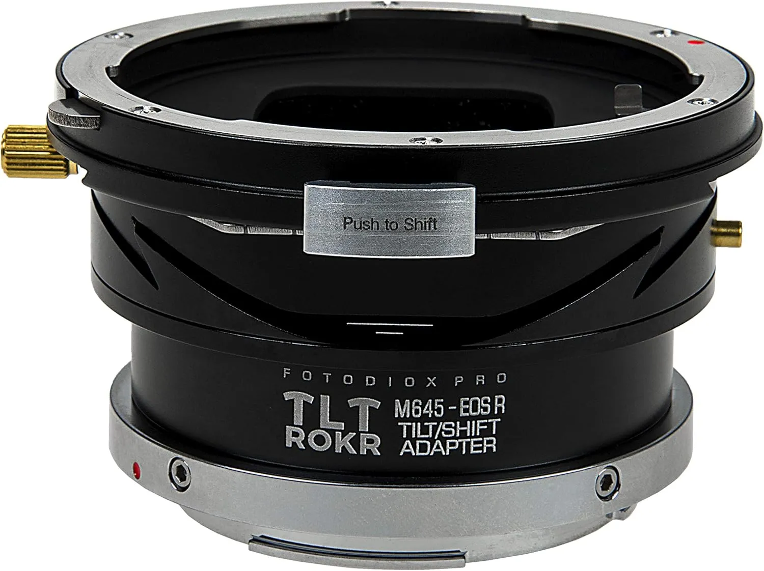 Fotodiox Pro TLT ROKR - Tilt/Shift Lens Mount Adapter Compatible with Mamiya 645 (M645) Mount Lenses to Canon RF Mount Mirrorless Camera Body