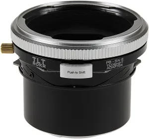 Fotodiox Pro TLT ROKR Tilt/Shift Lens Mount Adapter Compatible with Pentacon 6 (Kiev 66) SLR Lenses on E-Mount Mirrorless Camera Body