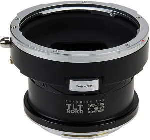 Fotodiox Pro TLT ROKR - Tilt/Shift Lens Mount Adapter Compatible with Pentax 6x7 (P67, PK67) Mount SLR Lenses to Fujifilm Fuji G-Mount GFX Mirrorless Camera Body