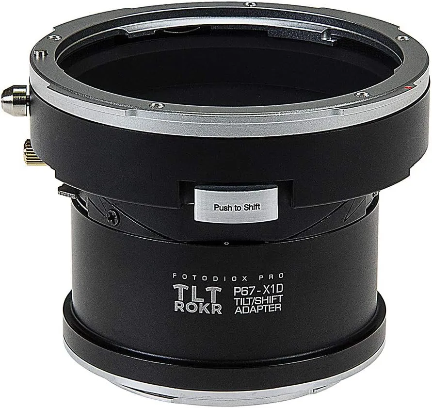 Fotodiox Pro TLT ROKR - Tilt/Shift Lens Mount Adapter Compatible with Pentax 6x7 (P67, PK67) Mount SLR Lenses to Hasselblad XCD Mount Mirrorless Digital Camera Systems