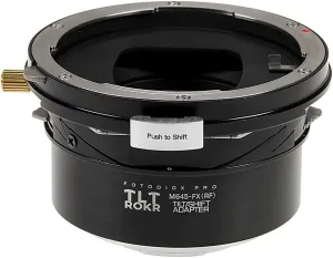 Fotodiox Pro TLT ROKR - Tilt/Shift Lens Mount Adapter for Mamiya 645 (M645) Mount Lenses to Fujifilm Fuji X-Series Mirrorless Camera Body