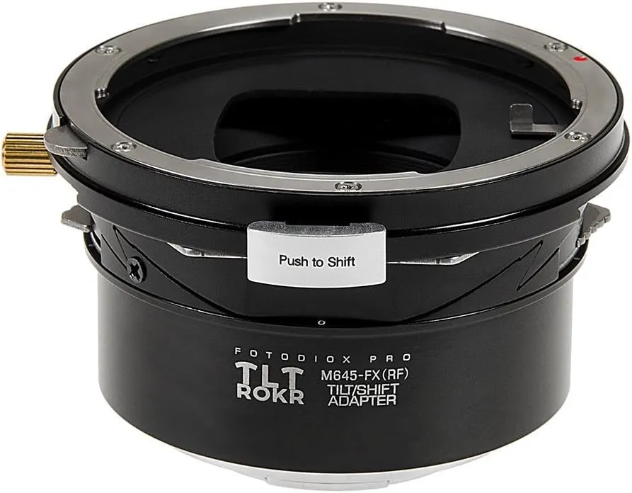 Fotodiox Pro TLT ROKR - Tilt/Shift Lens Mount Adapter for Mamiya 645 (M645) Mount Lenses to Fujifilm Fuji X-Series Mirrorless Camera Body
